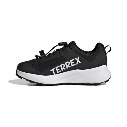 Adidas Kids Terrex Agravic Trail Running Shoes - Black/White/Orange