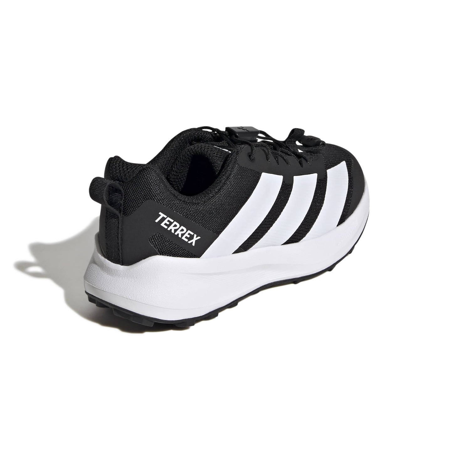 Adidas Kids Terrex Agravic Trail Running Shoes - Black/White/Orange