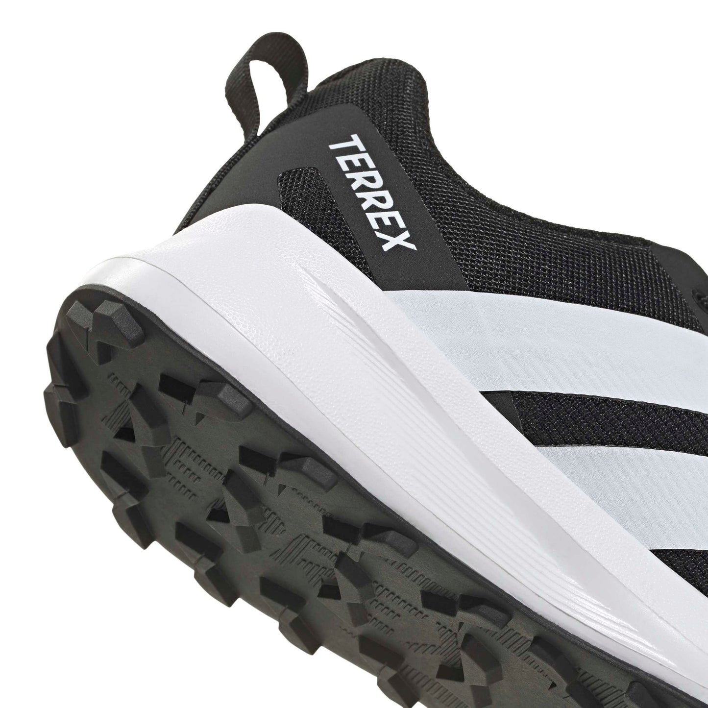 Adidas Kids Terrex Agravic Trail Running Shoes - Black/White/Orange