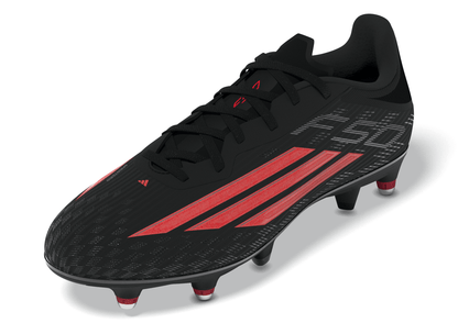 Adidas F50 League SG Boots - Black/Red/Black