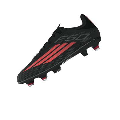 Adidas F50 League SG Boots - Black/Red/Black