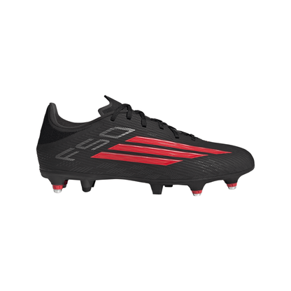 Adidas F50 League SG Boots - Black/Red/Black