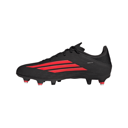 Adidas F50 League SG Boots - Black/Red/Black