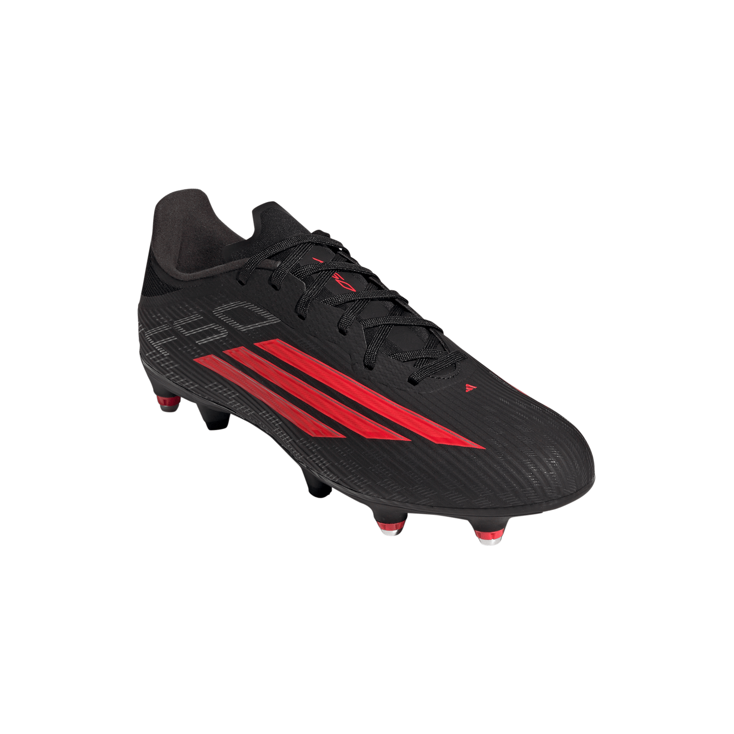 Adidas F50 League SG Boots - Black/Red/Black