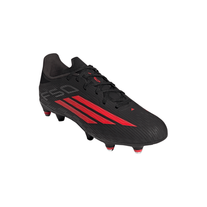 Adidas F50 League SG Boots - Black/Red/Black