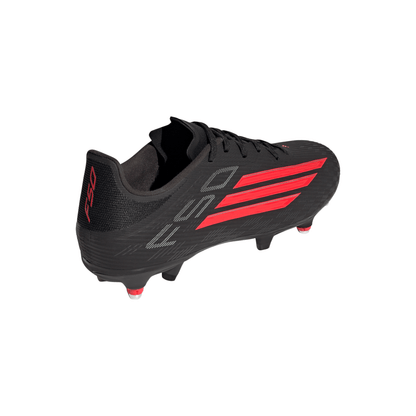 Adidas F50 League SG Boots - Black/Red/Black