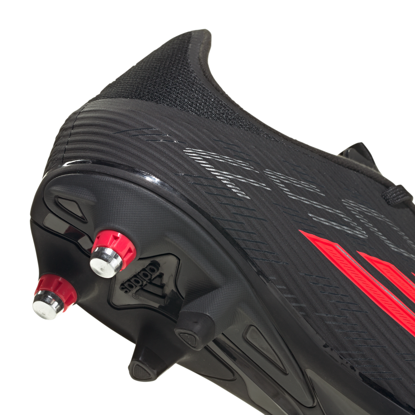 Adidas F50 League SG Boots - Black/Red/Black