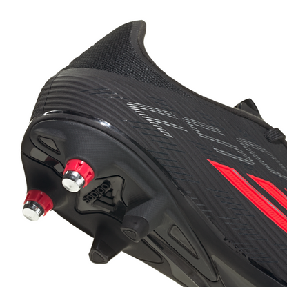 Adidas F50 League SG Boots - Black/Red/Black