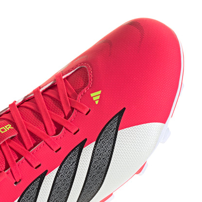 Adidas Predator Club Firm Ground / Multi Ground Football Boots Kids - Red/Black/White