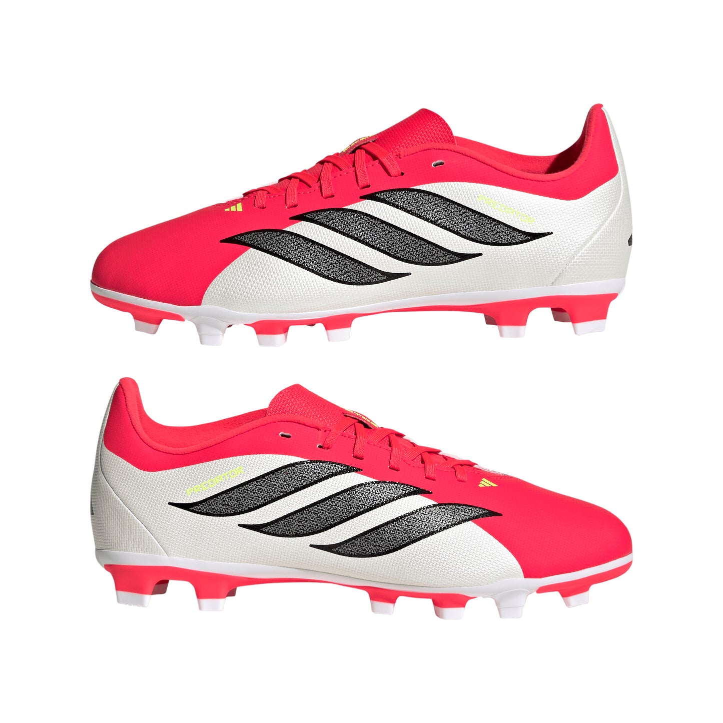 Adidas Predator Club Firm Ground / Multi Ground Football Boots Kids - Red/Black/White
