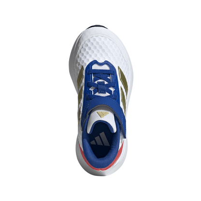 Adidas Kids Duramo SL2 Shoes - White/Gold/Red