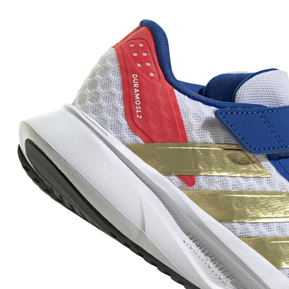 Adidas Kids Duramo SL2 Shoes - White/Gold/Red