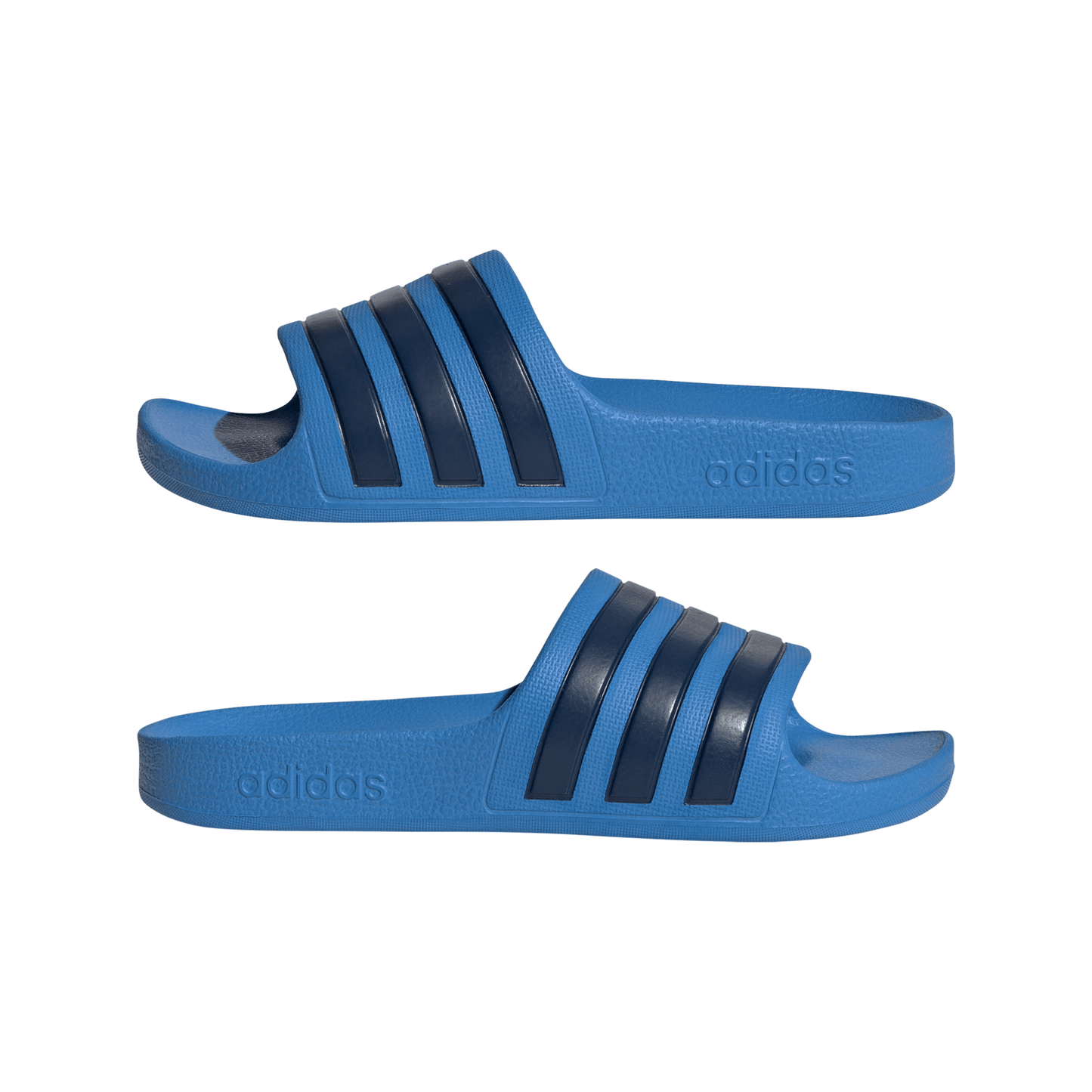 Adidas Adilette Aqua Slides Kids - Ray Blue/Dark Blue