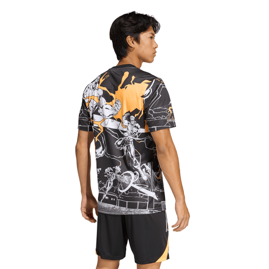 Adidas Mens All Blacks Marvel Captains Run Jersey