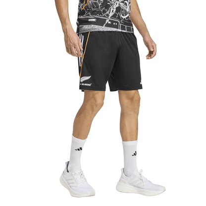 Adidas Mens All Blacks Marvel Gym Shorts