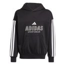Adidas Kids House of Tiro Fleece Hoodie - Black/White