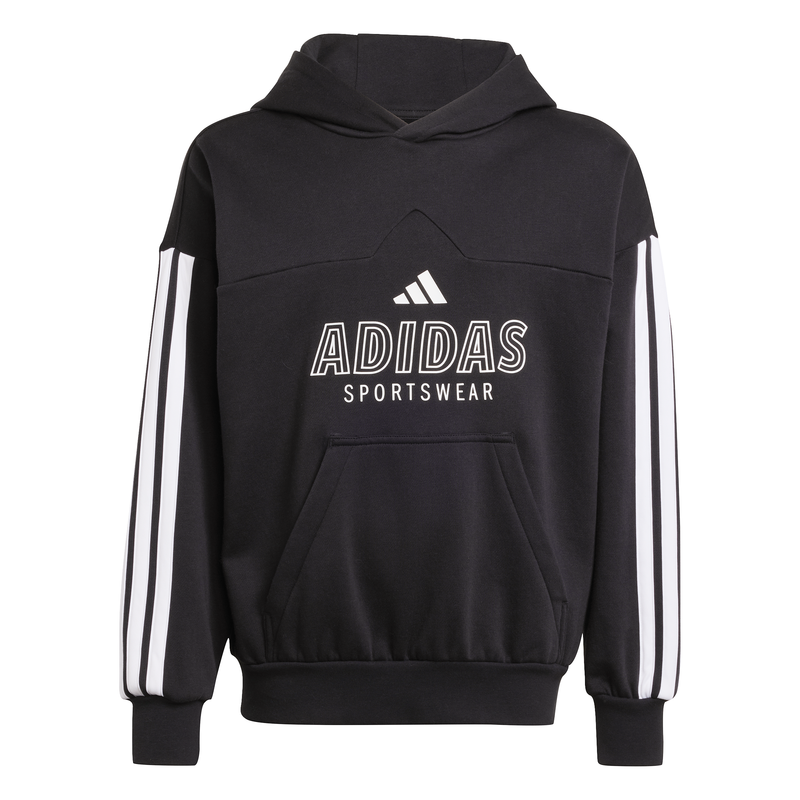 Adidas Kids House of Tiro Fleece Hoodie Black/White