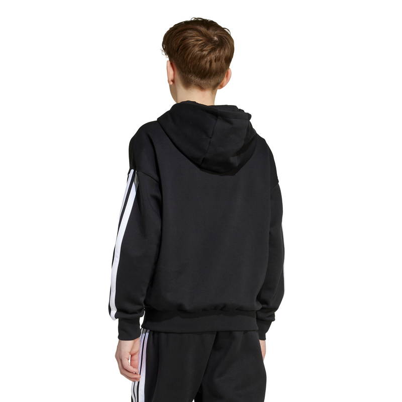 Adidas Kids House of Tiro Fleece Hoodie - Black/White