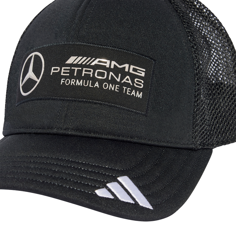 Adidas MERCEDES - AMG PETRONAS FORMULA ONE TEAM SNAPBACK LOGO TRUCKER CAP