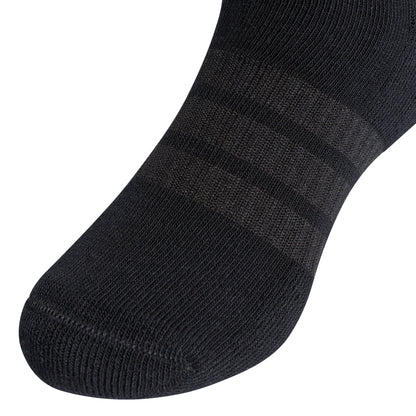 Adidas Kids Cushioned Crew Socks 3 Pair - Black/White