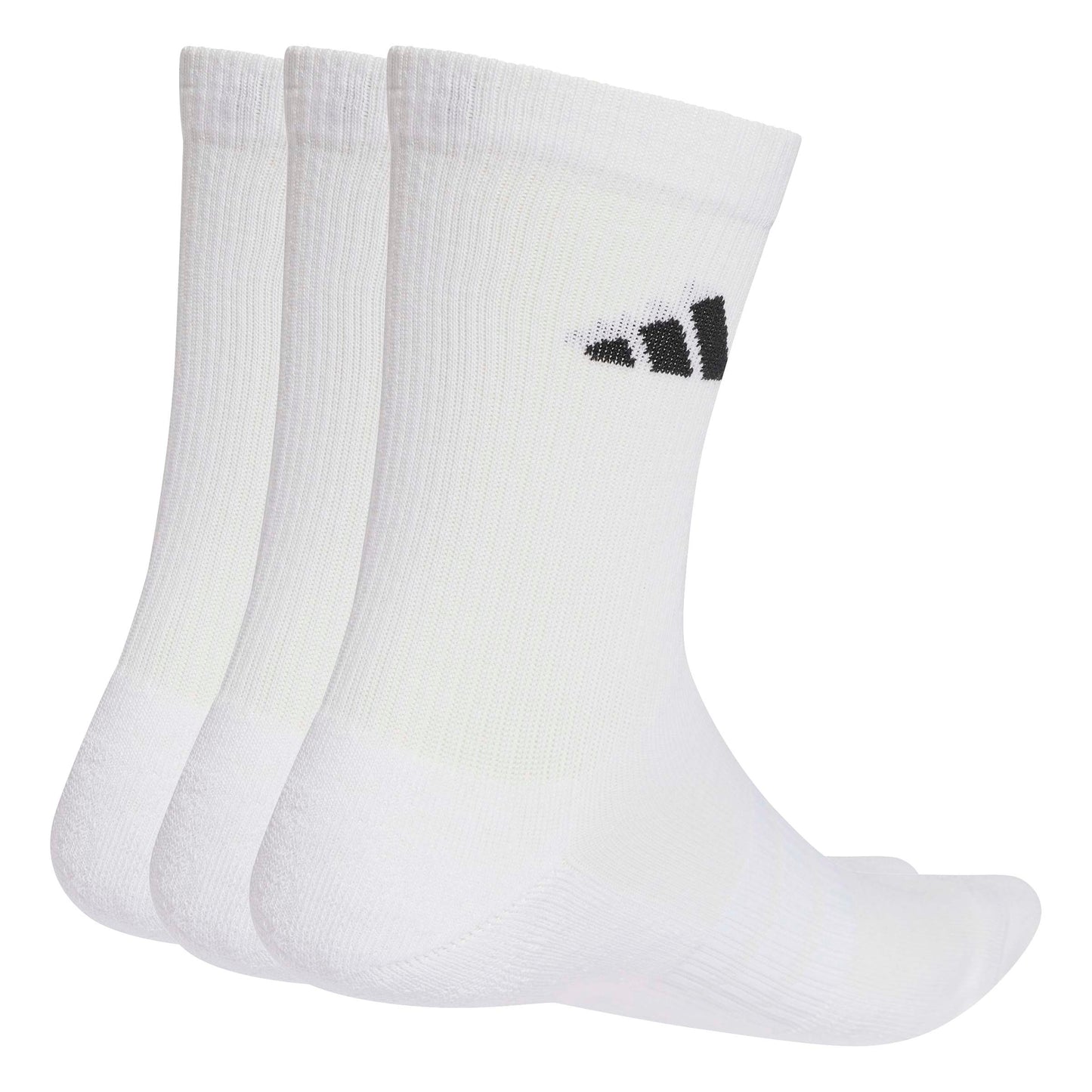 Adidas Cushioned SportswearCrew Socks 3 Pair - White/White
