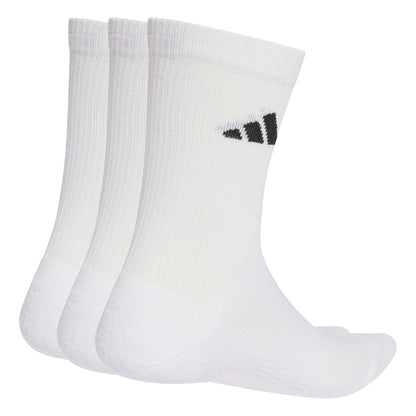 Adidas Cushioned SportswearCrew Socks 3 Pair - White/White