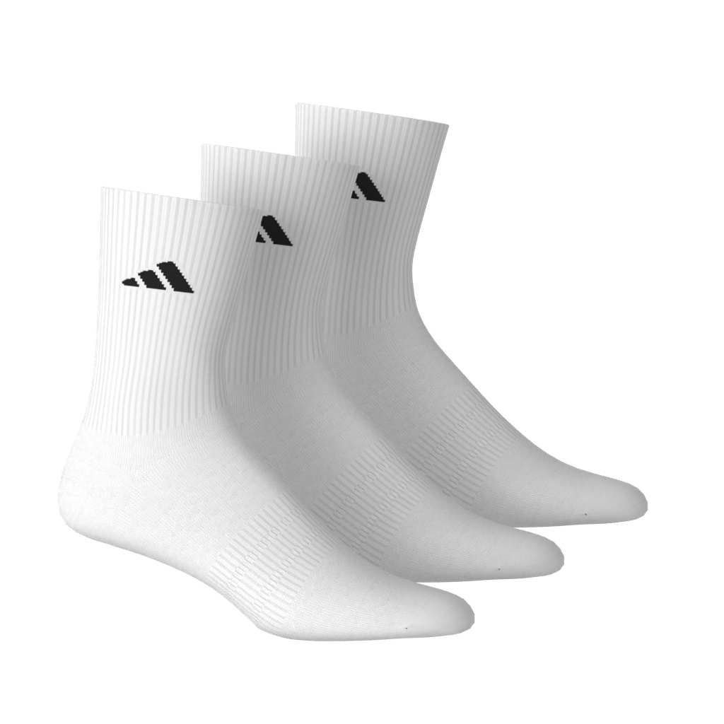 Adidas Cushioned SportswearCrew Socks 3 Pair - White/White