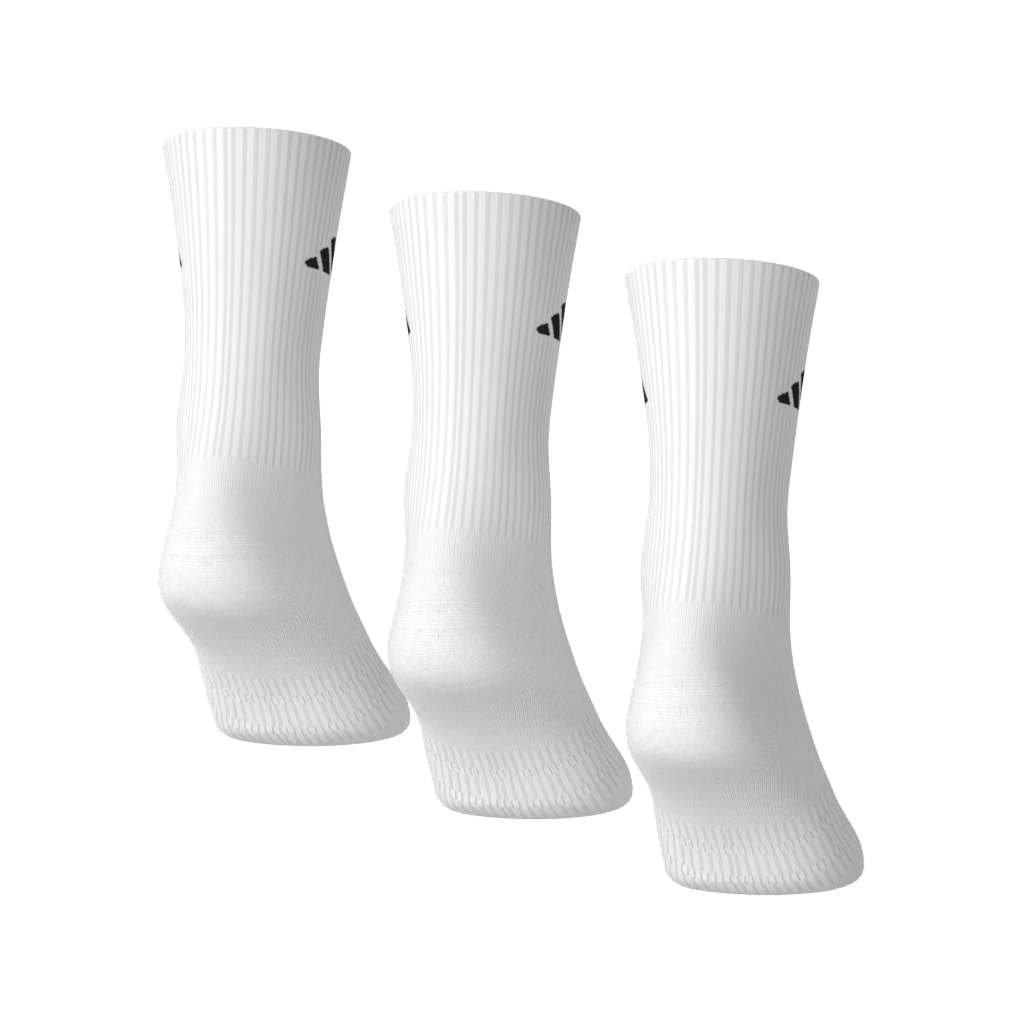 Adidas Cushioned SportswearCrew Socks 3 Pair - White/White
