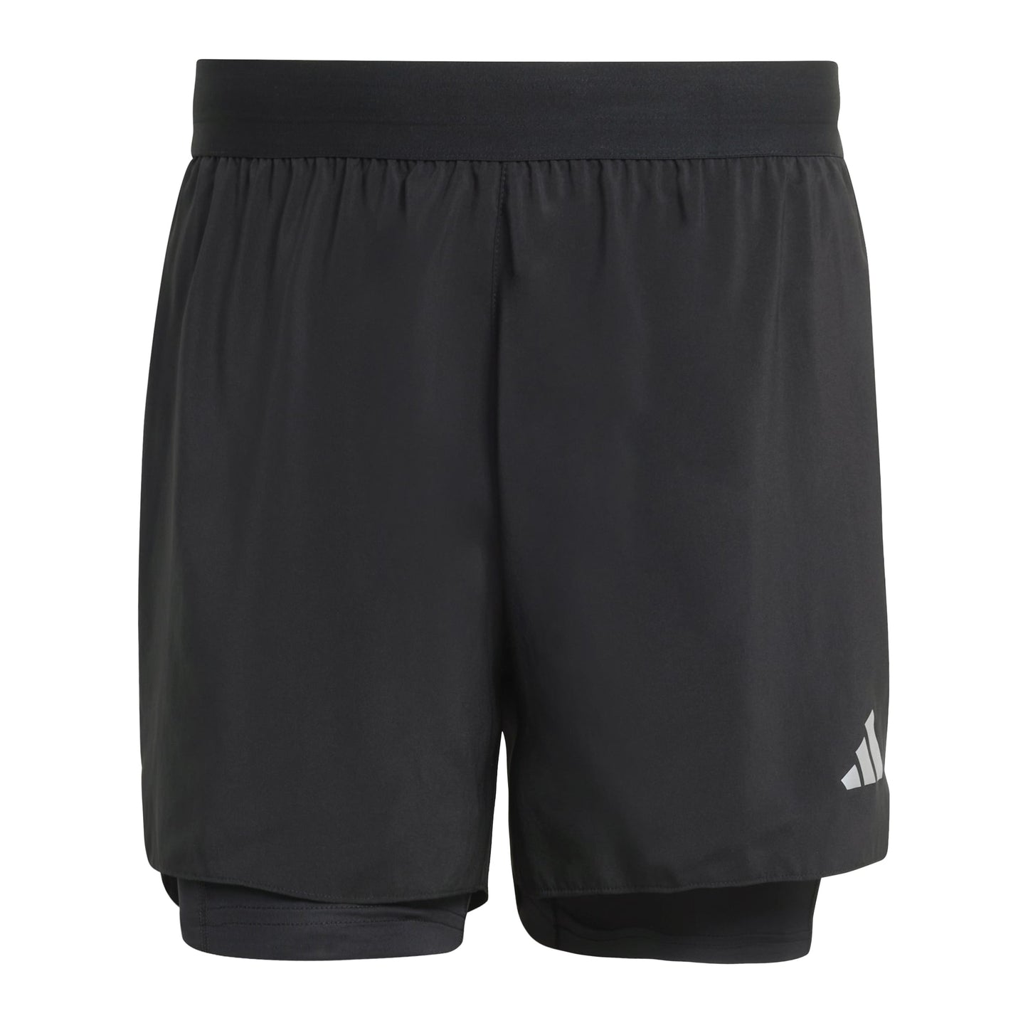 Adidas Mens adi365 Running Essentials 2in1 Shorts - Black