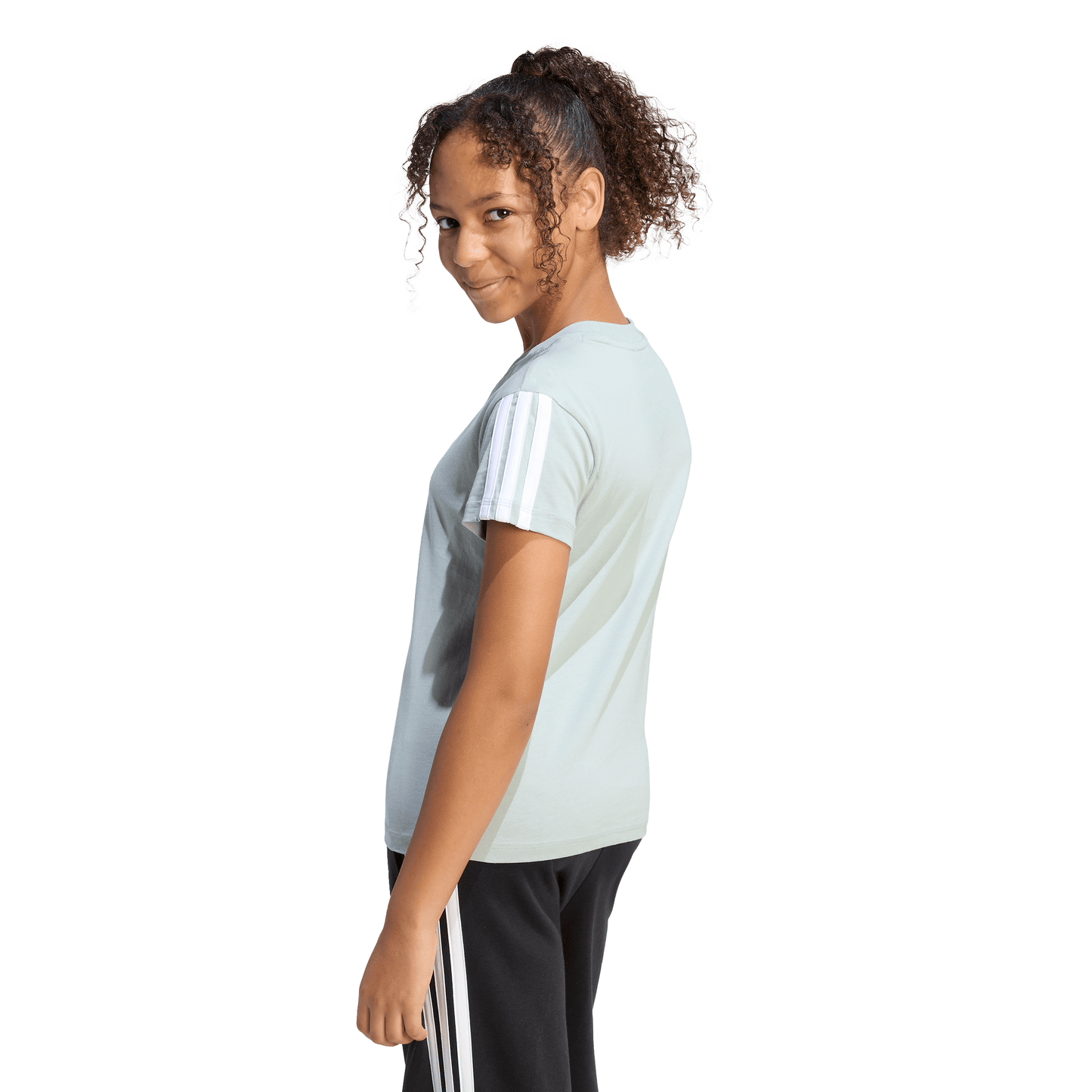 Adidas Essentials T-Shirt Kids - Wonder Sage/White