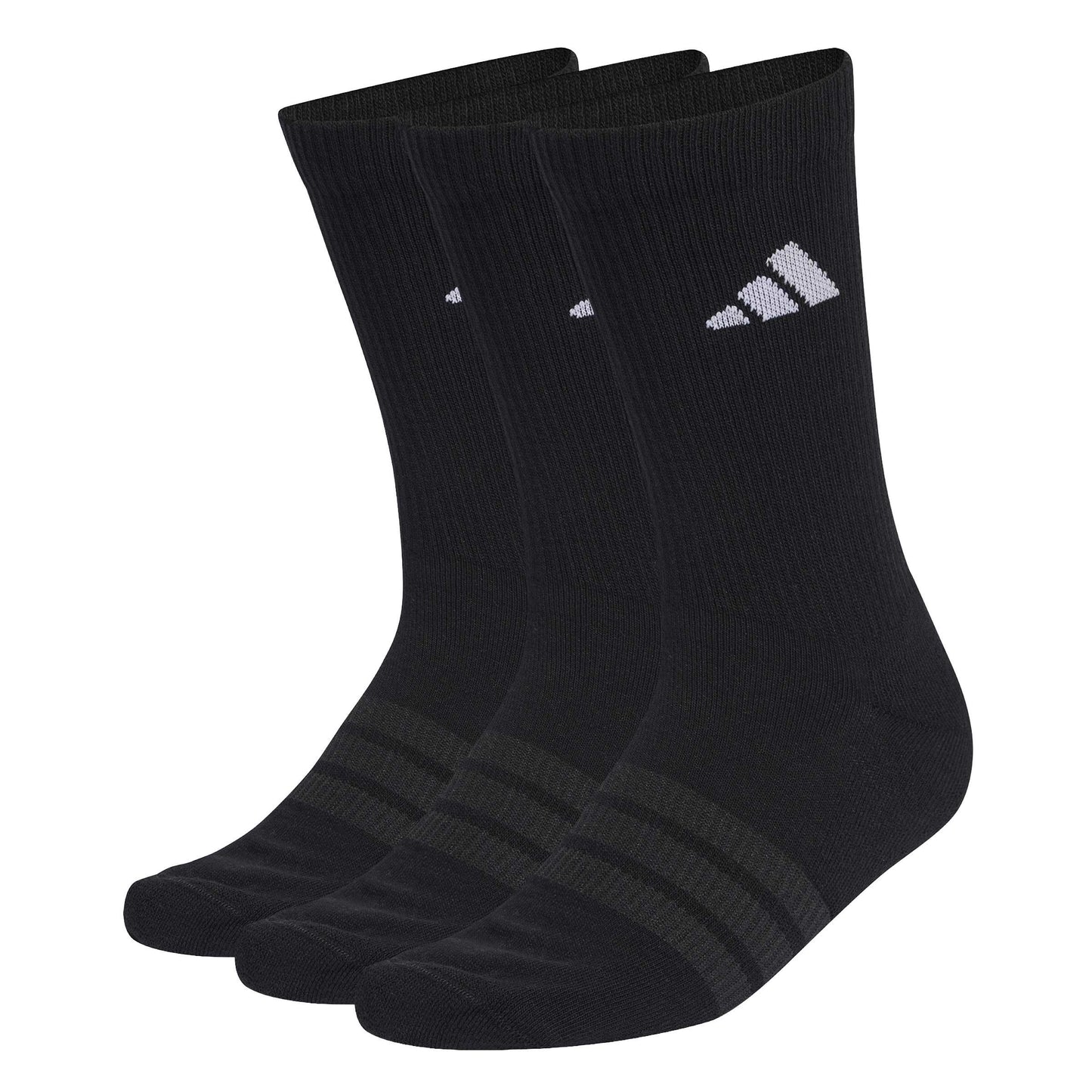 Adidas Cushioned SportswearCrew Socks 3 Pair - Black/White