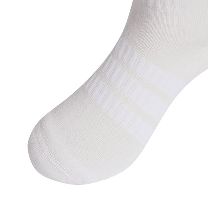 Adidas Kids Cushioned Crew Socks 3 Pair - White/Black