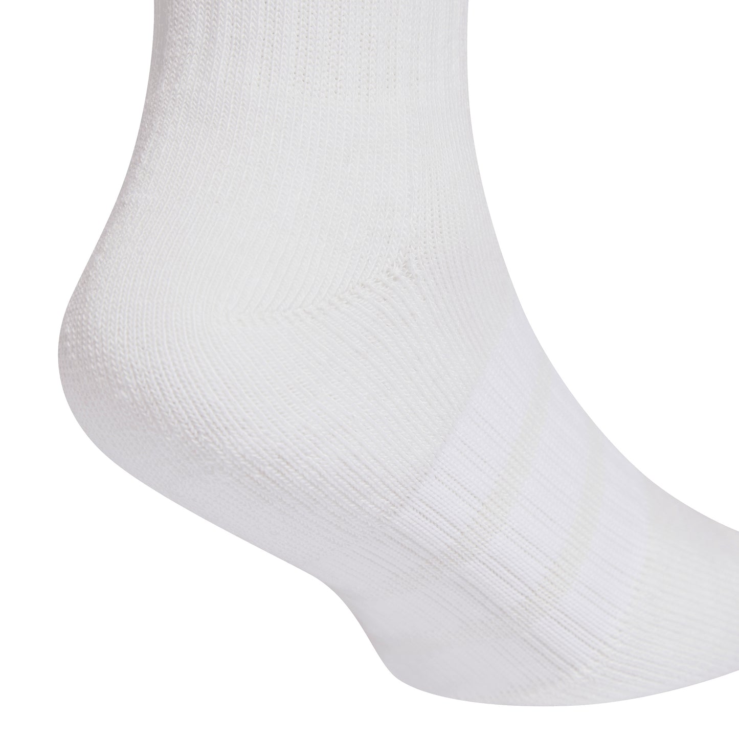 Adidas Kids Cushioned Crew Socks 3 Pair - White/Black