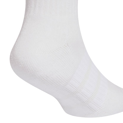 Adidas Kids Cushioned Crew Socks 3 Pair - White/Black