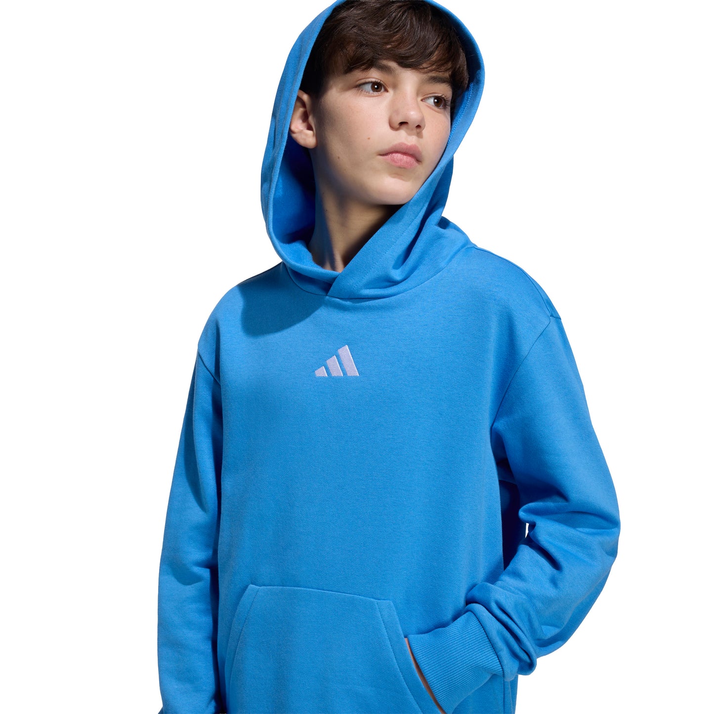Adidas Kids Essentials Hoodie - Ray Blue