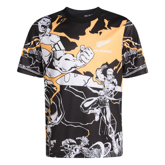 Adidas All Blacks Marvel Captains Run Jersey - Youth