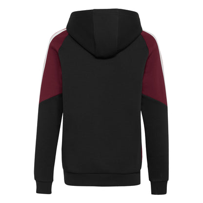 Adidas Kids All Blacks Hoody - Black/Maroon