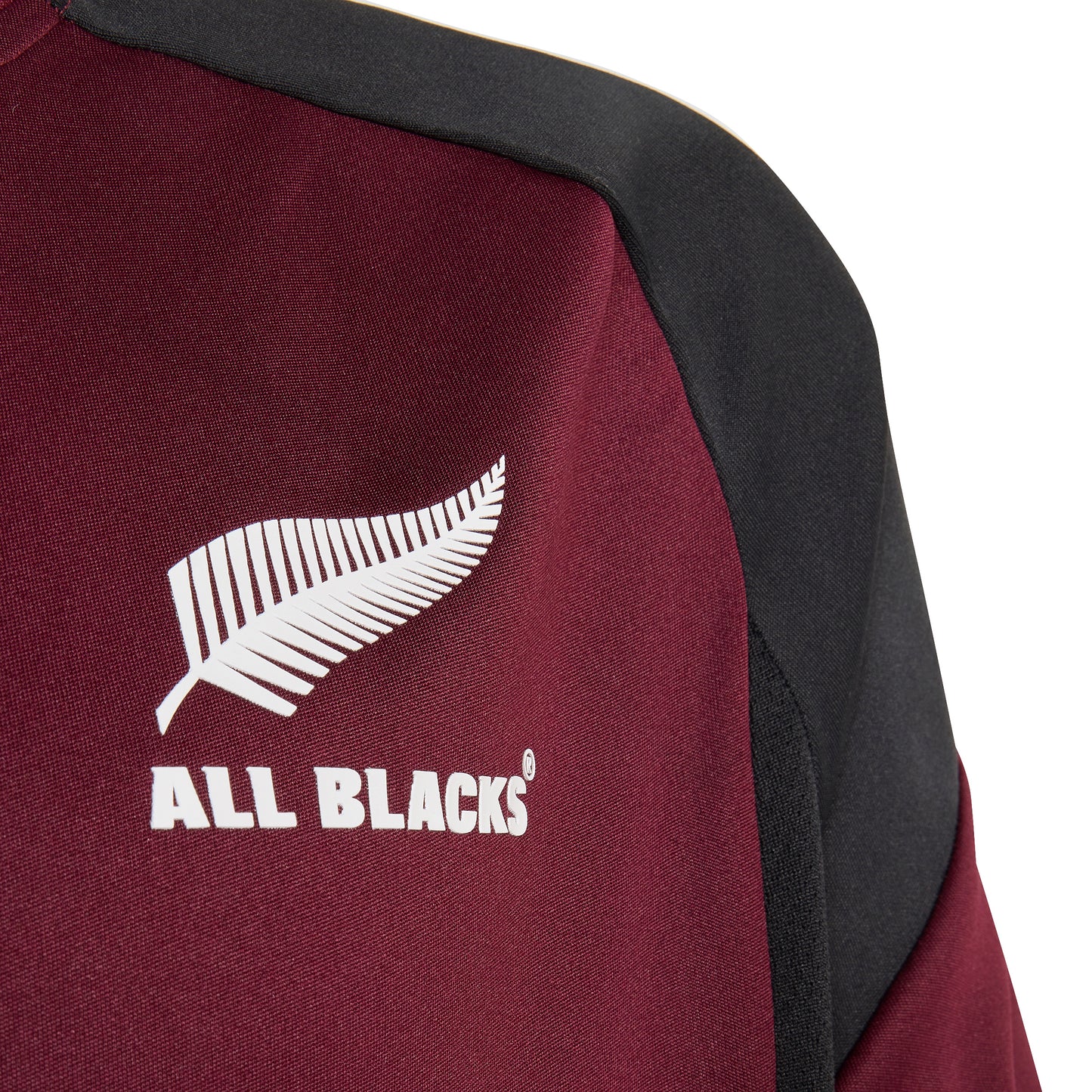 Adidas All Blacks Youth Performance Tee - Maroon/Black