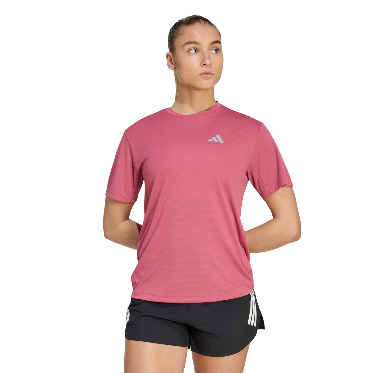 Adidas Womens Running Essentials T-Shirt - Dual Magenta