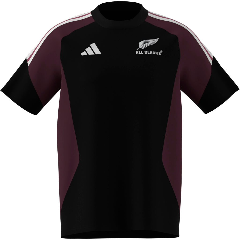 Adidas Mens All Blacks Cotton Tee - Black/Maroon
