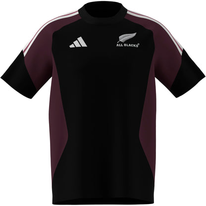 Adidas Mens All Blacks Cotton Tee - Black/Maroon