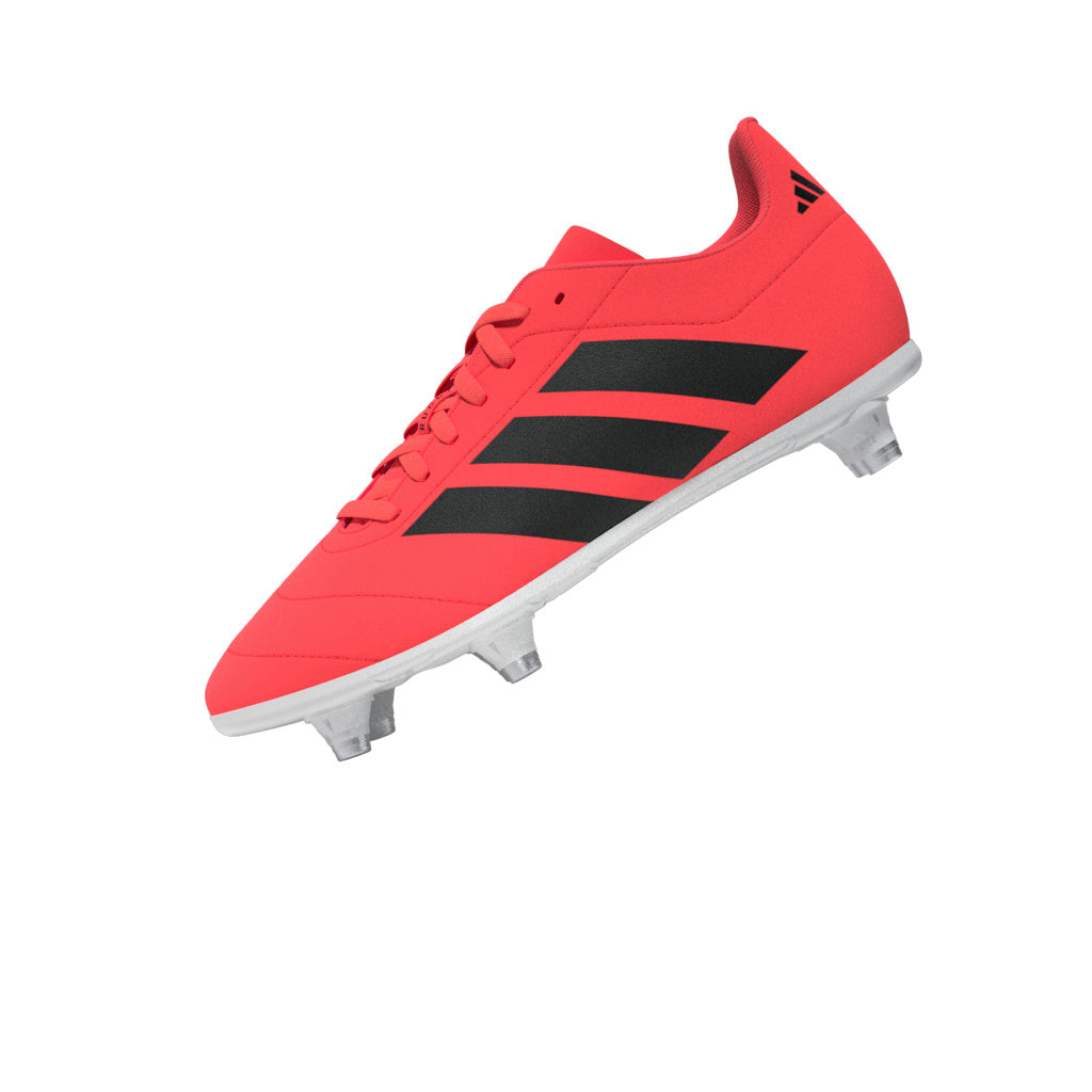 Adidas Kids Rugby Junior Soft Ground Boots - Solar Turbo/Core Black