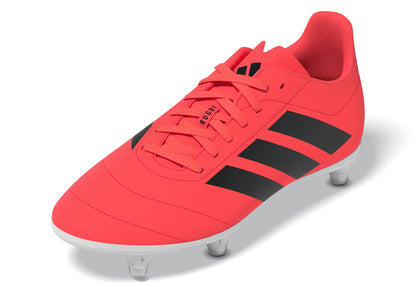 Adidas Kids Rugby Junior Soft Ground Boots - Solar Turbo/Core Black