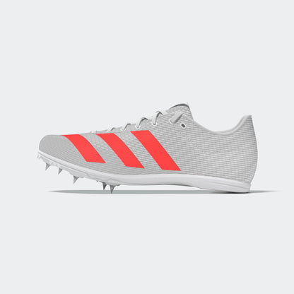 Adidas Kids AllRoundStar Shoes - White/Solar Turbo