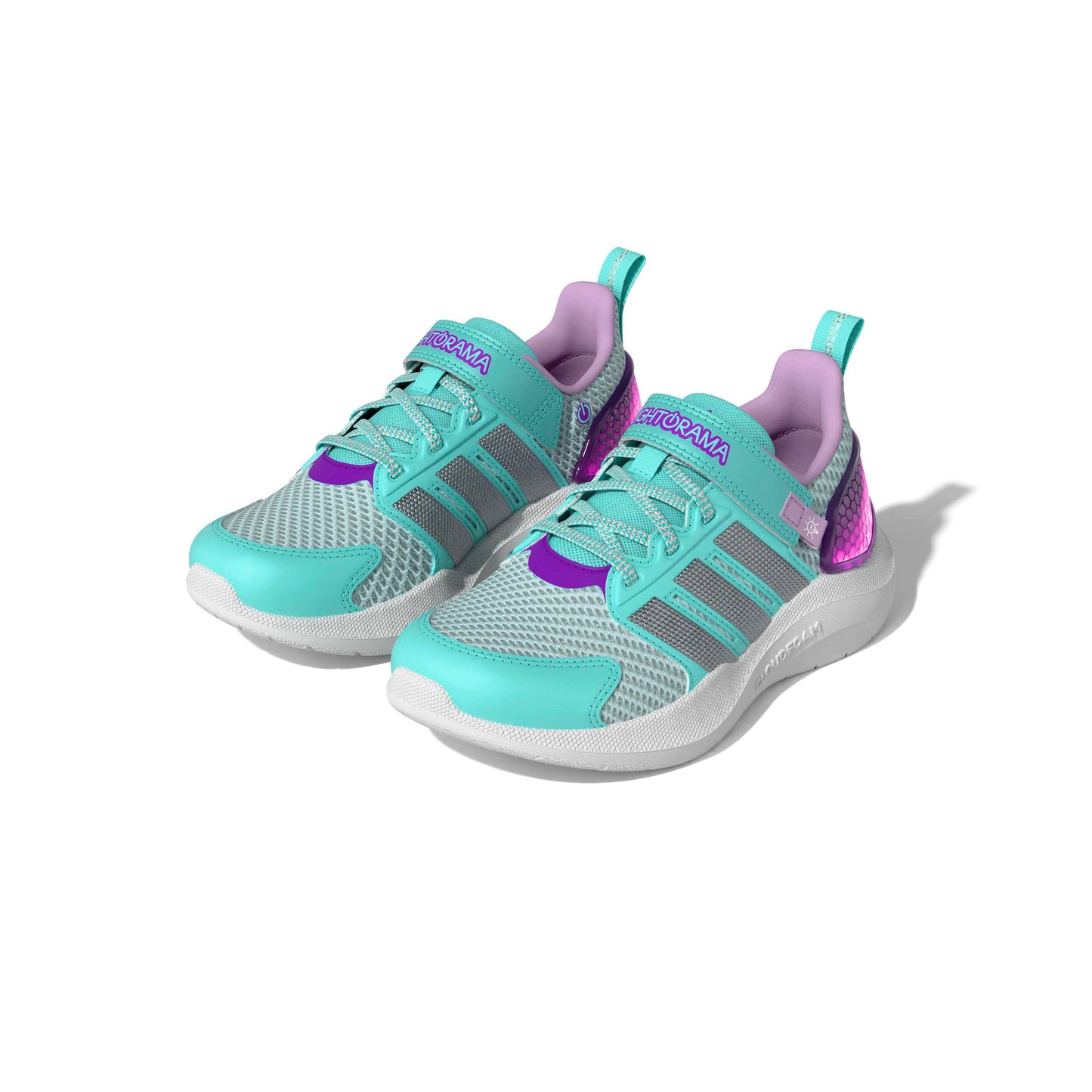 Adidas Kids Lightorama Runner - Halo Mint/Silver/Flash Aqua