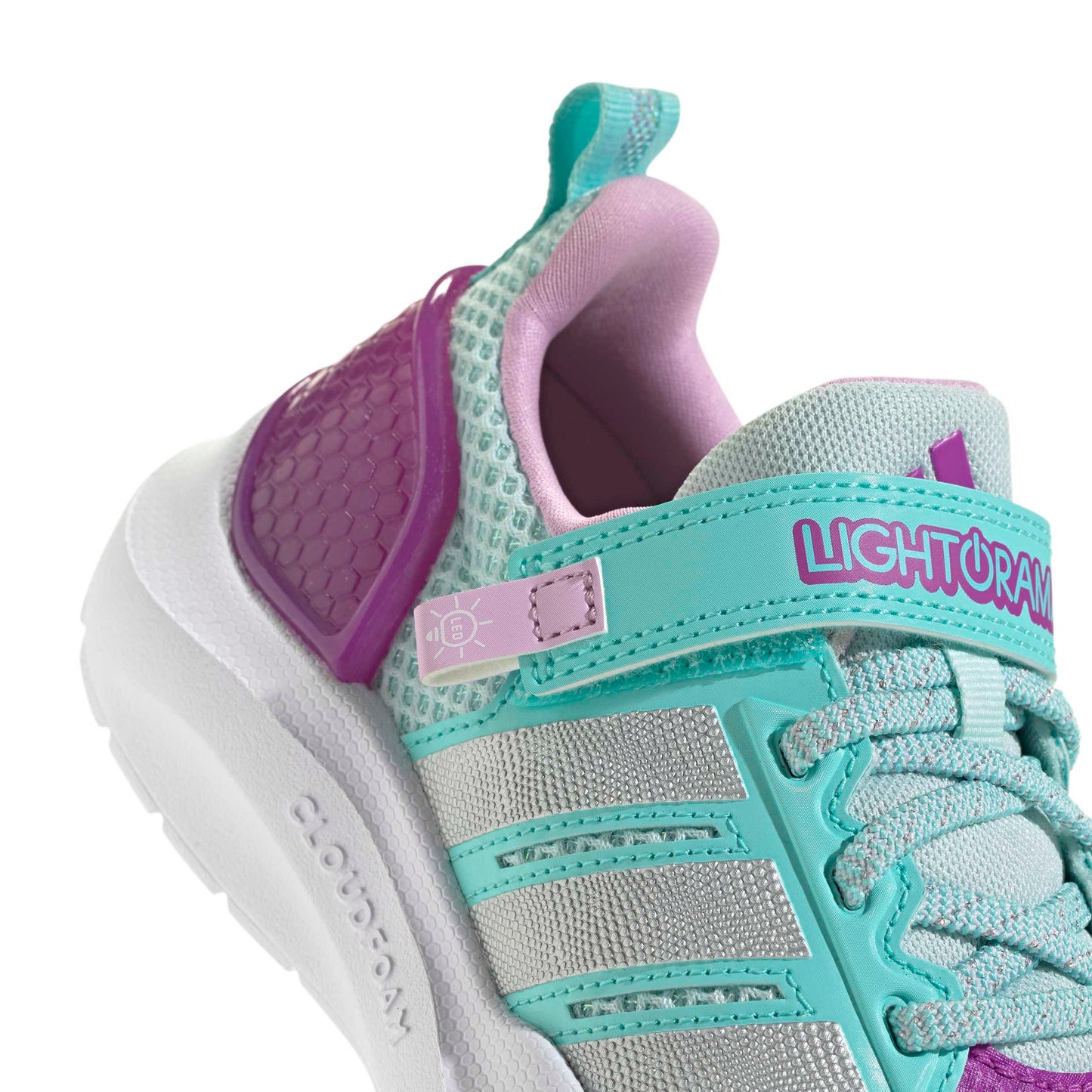 Adidas Kids Lightorama Runner - Halo Mint/Silver/Flash Aqua