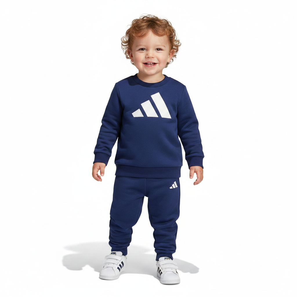 Adidas Kids Essentials Jogger Set - Dark Blue/White