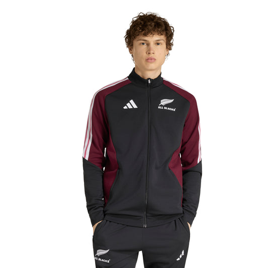 Adidas All Blacks Mens Training Jacket - Black/Maroon