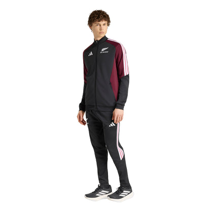 Adidas All Blacks Mens Training Jacket - Black/Maroon
