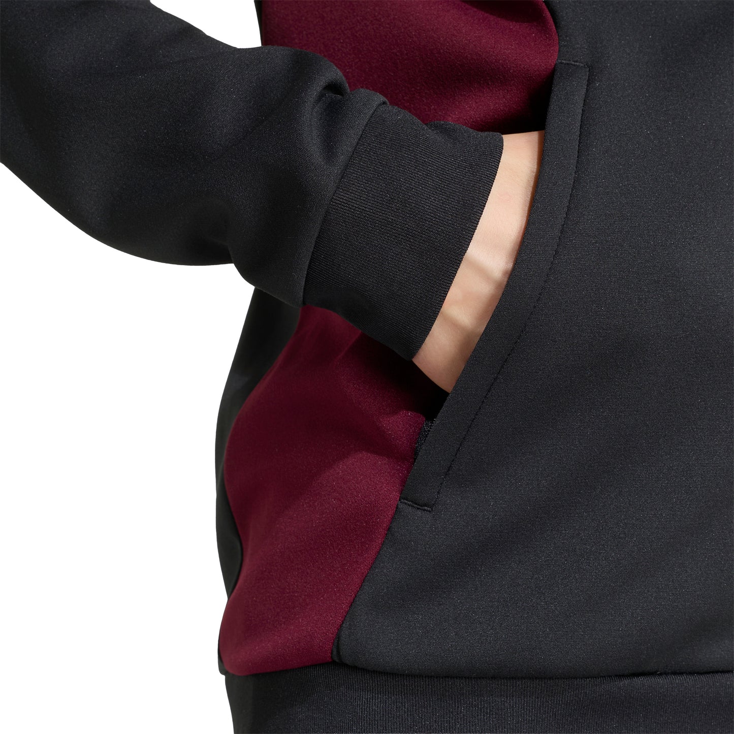 Adidas All Blacks Mens Training Jacket - Black/Maroon